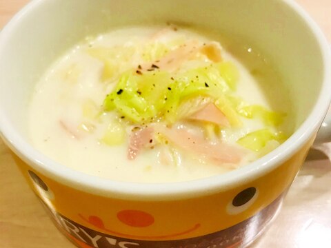 ★簡単スープ★キャベツのミルクスープ